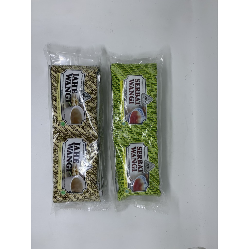 

Intra Minuman Serbuk Jahe Serbat Wangi 21gr Renteng Isi 10Pcs/Minuman Sebuk/Jahe Wangi/Serbat Wangi