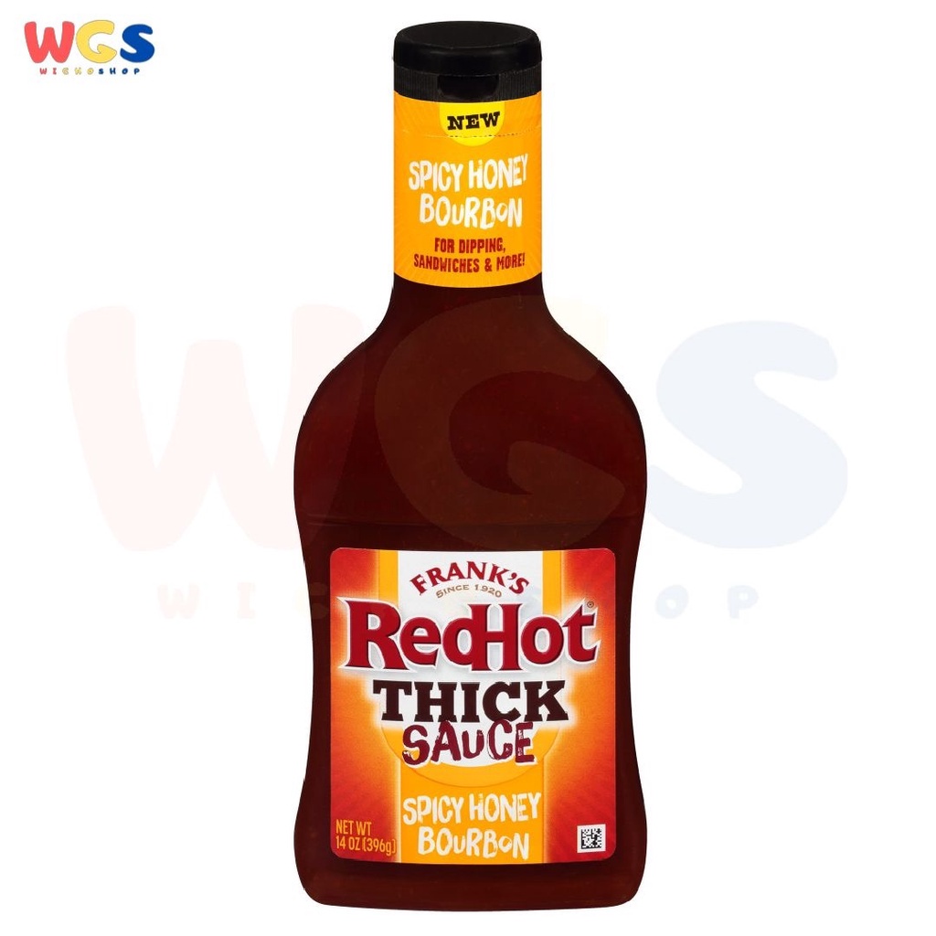 Frank's Frank Red Hot Spicy Honey Bourbon Thick Sauce 14 oz 396g