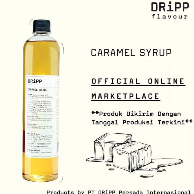 

Dripp caramel syrup 760ML