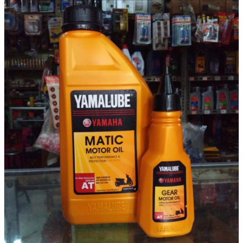 PAKET OLI MESIN YAMALUBE MATIC & YAMALUBE GEAR FOR MIO MIO-J MIO-GT MIO-M3