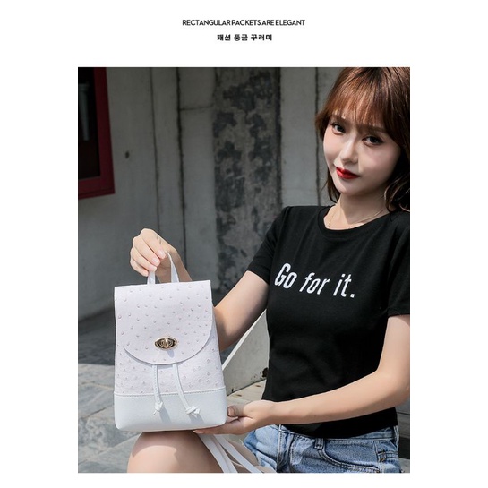 GrosirMart Tas Ransel Wanita Korea Tali Woman Bag Rancel Fashion Trend A59