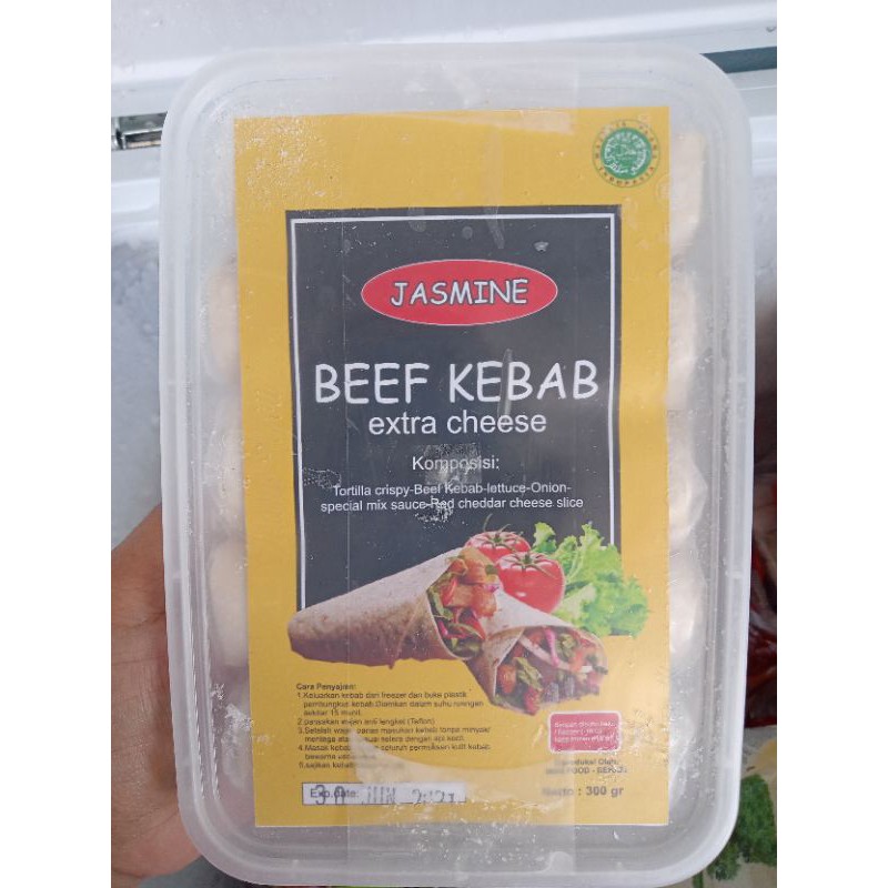 

Jasmin beef kebab ekstra chesee isi 5