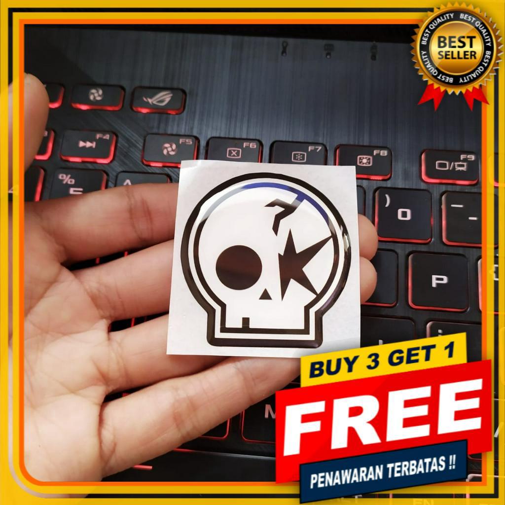 [BISA COD] [PROMO BUY 3 GET 1] ONE OK ROCK EMBLEM STIKER TIMBUL RESIN LENTUR AKSESORIS SEPEDA MOTOR