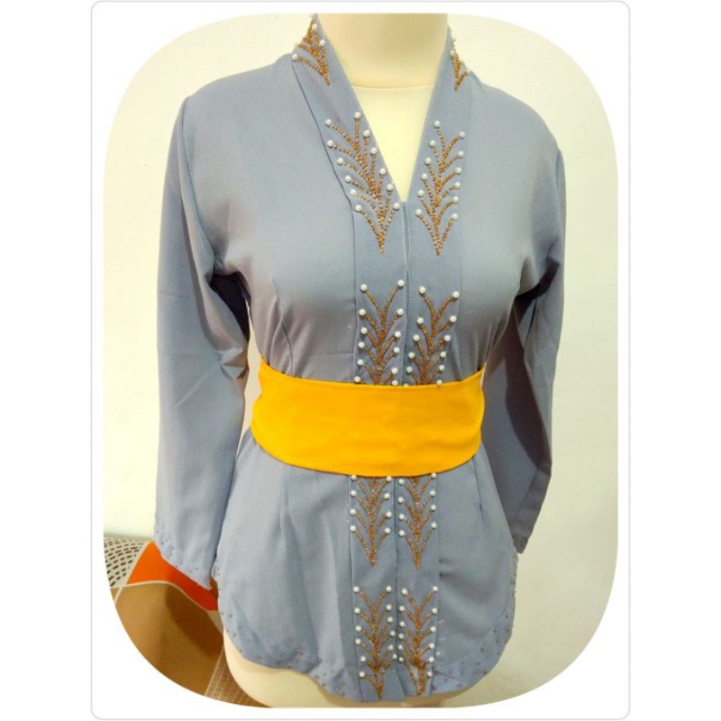 kebaya sifon mix payet. kebaya bali. kebaya moscreft.