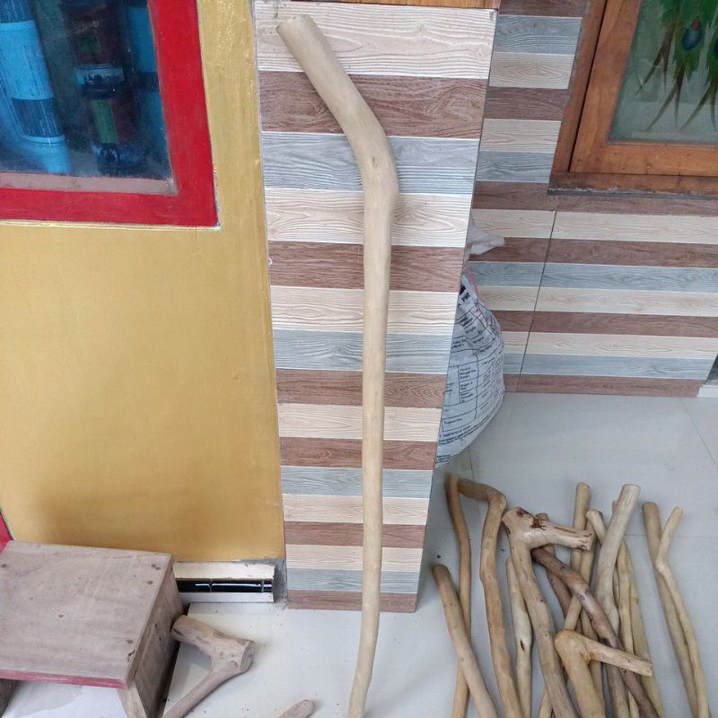 Tongkat jalan kayu walikukun