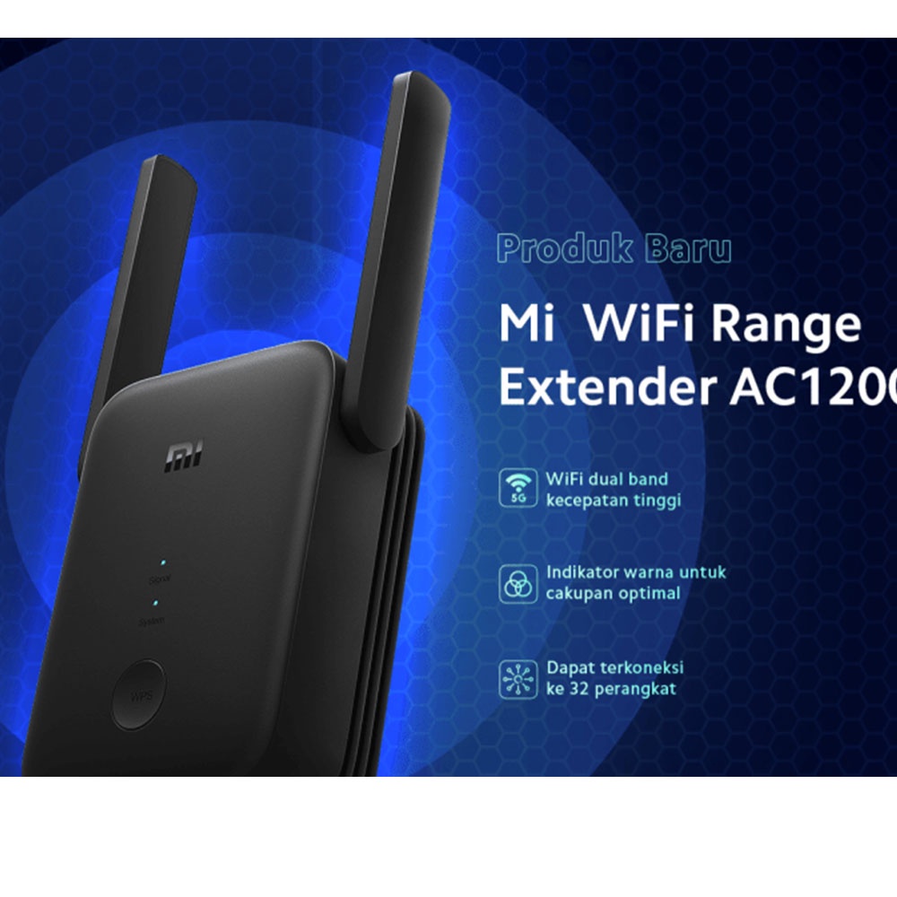 GS8 Alat Perkuat Jaringan Wifi Memperluas Jaringan 5G Full Speed Wifi Range Mi Extender AC1200 Booster Amplifier 5GHz Repeater Dual Band