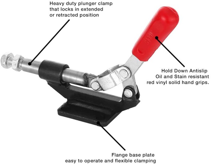 Toggle Clamp Vertical GH 304C GTY 304 C setara WIPRO 931 227kg