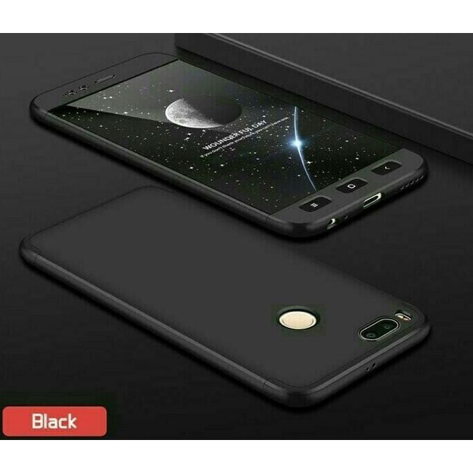 CHASING DAN COVER XIAOMI MI A1 5X MIA1 MI5X HARDCASE FULL BODY BACK CASE+ TEMPERED GLASS AMP_26