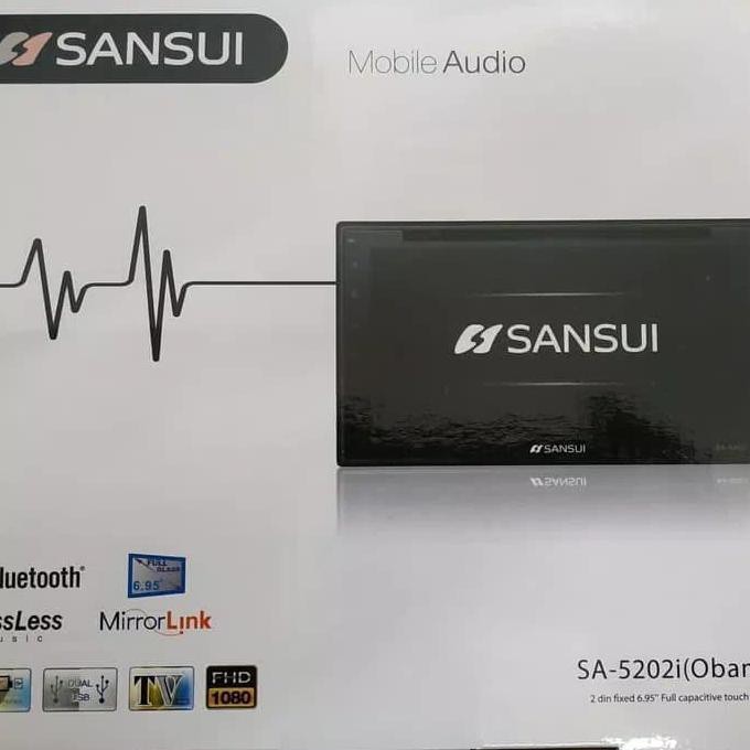 TAPE MOBIL SANSUI 5202i OBAMI FULL HD MIRRORLINK TERMURAH