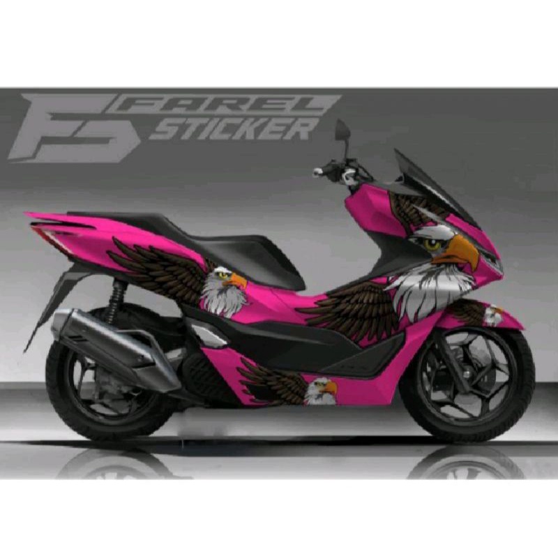 decal stiker Honda PCX150/160 full bodi motiv terbaru