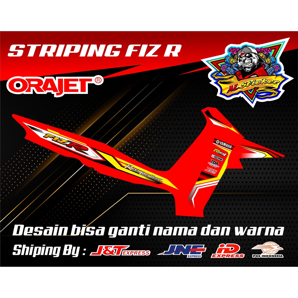 Striping Fiz R Custom Road Race Model Terbaru