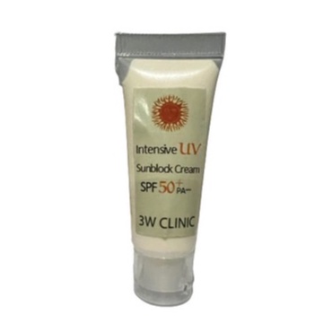Share 10ml 3W Clinic Intensive UV Sunblock Cream SPF 50+ PA+++