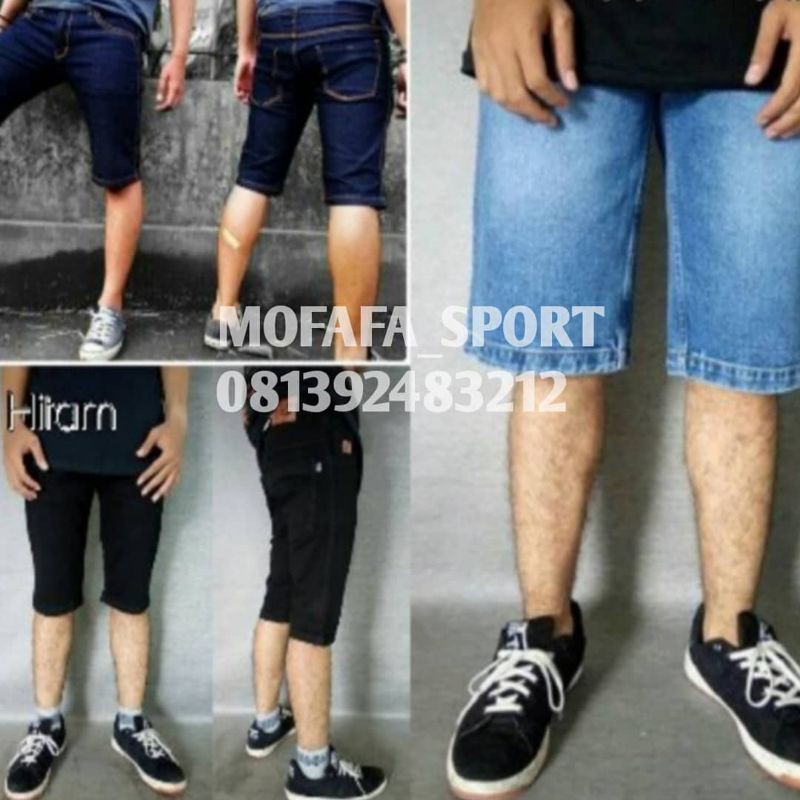 CELANA PENDEK JEANS COWOK REGULER//ORIGINAL PREMIUM