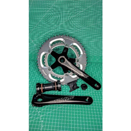 Crankset HT2 Dobel 53 39 Raze Crank Hollowtech Dobel Crank Dobel 53 39 Crank Sepeda Lipat 53 39 Cran