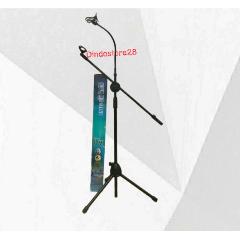 Stand mic berdiri + holder hp / stand microphone