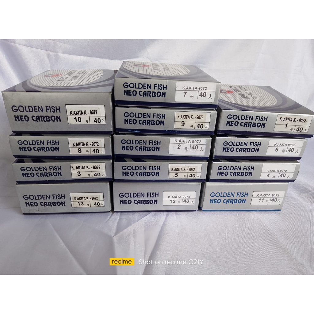 Kail Pancing Neo Carbon Biru 9072 berlubang