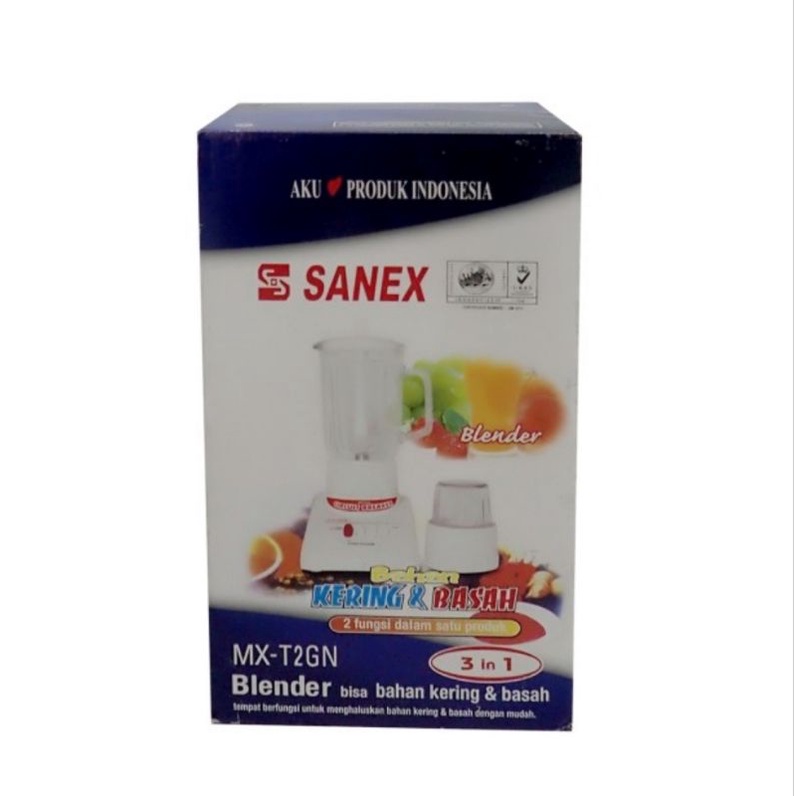 Sanex Blender Kaca 1.8 Liter 3in1 MX-T2GN