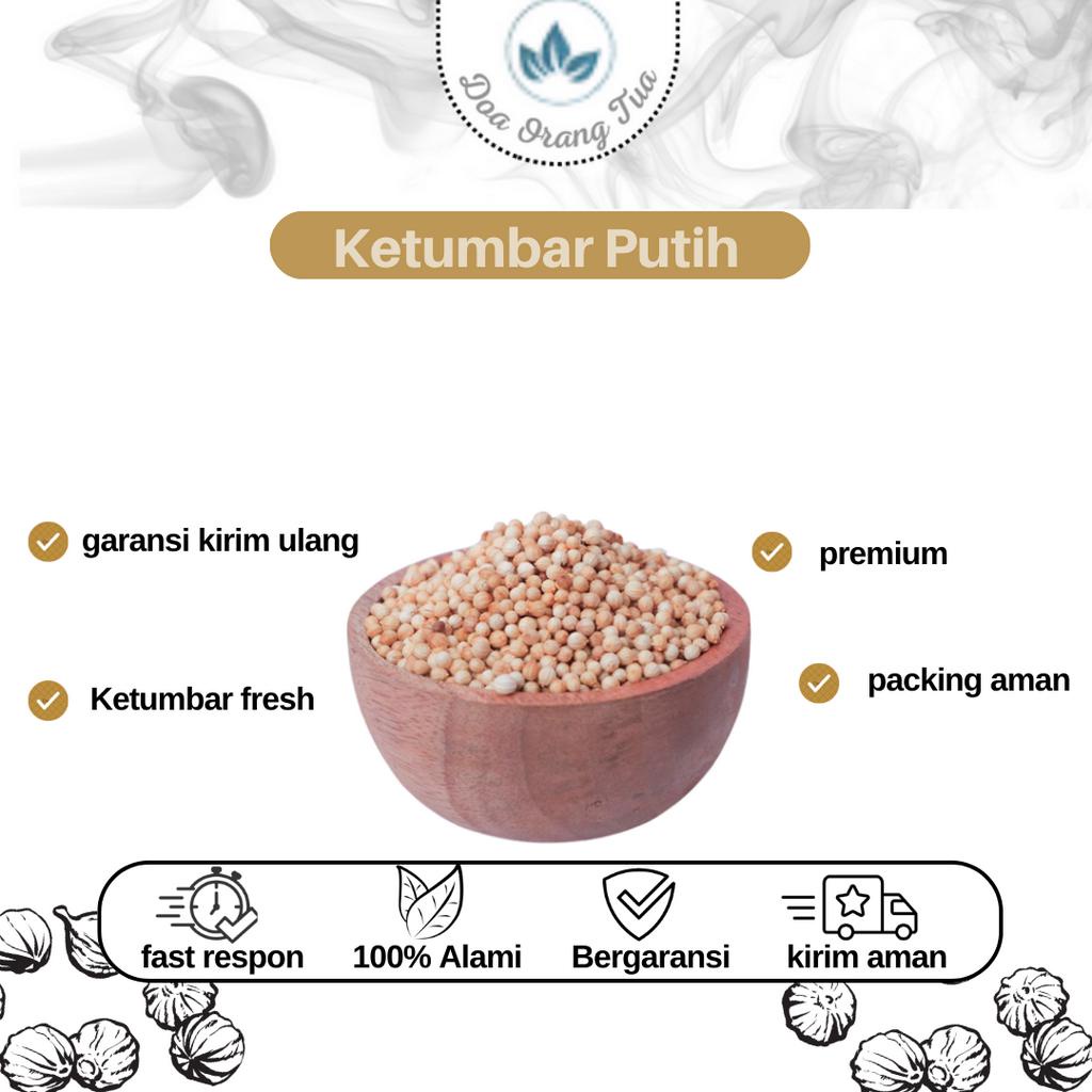 

KETUMBAR PUTIH ORGANIK PREMIUM 200GR