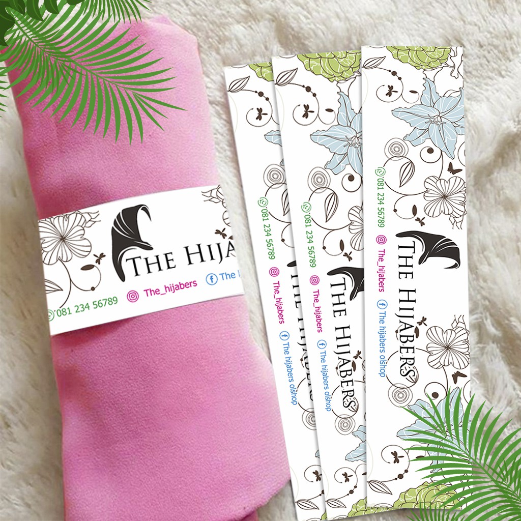 

ROLL HIJAB / ROLLER HIJAB / LABEL HIJAB / Roller Jilbab / Roll Pengikat cetak warna