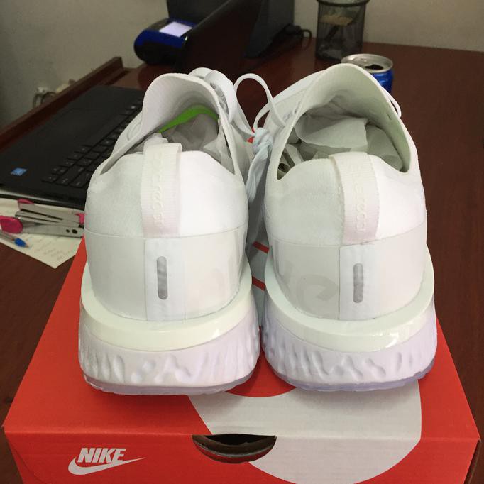 Fashion Way Nike Epic React Triple White Bnib Premium Original / Sepatu Putih