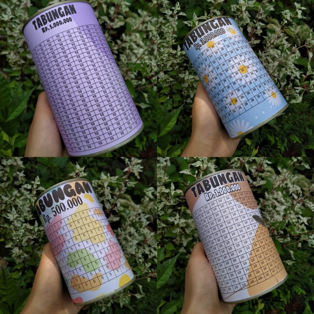 Nabung Kuy Grosir Celengan CELENGAN TARGET / TABUNGAN TARGET / CELENGAN VIRAL Model Permanen Terlari