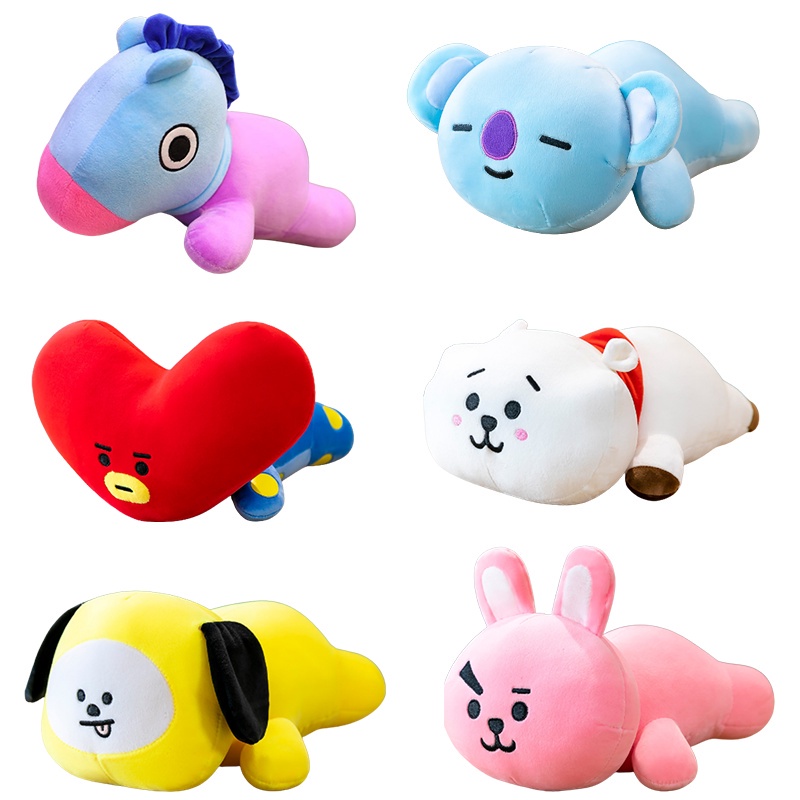 Kpop BT21 BTS Plush Doll Cute Toys Soft Pillow Tata Cooky Chimmy Koya Shooky Mang Fans Gift