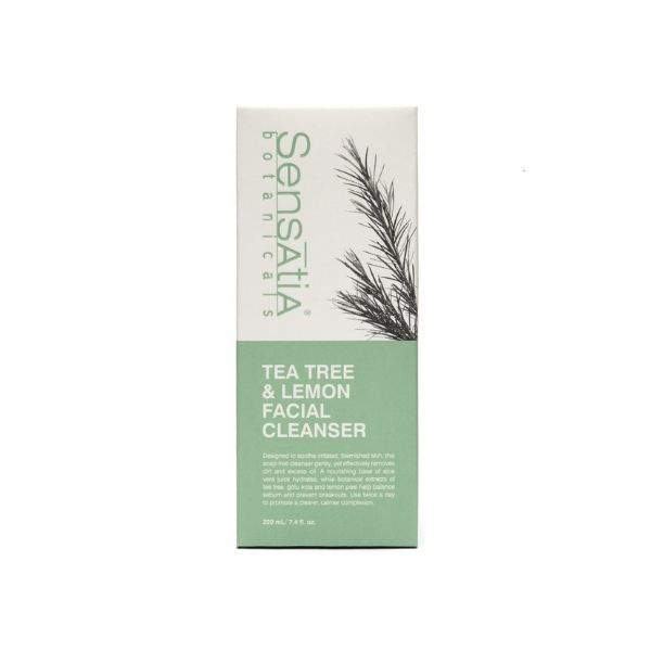 Sensatia Botanicals Tea Tree &amp; Lemon Facial Cleanser - 220ml