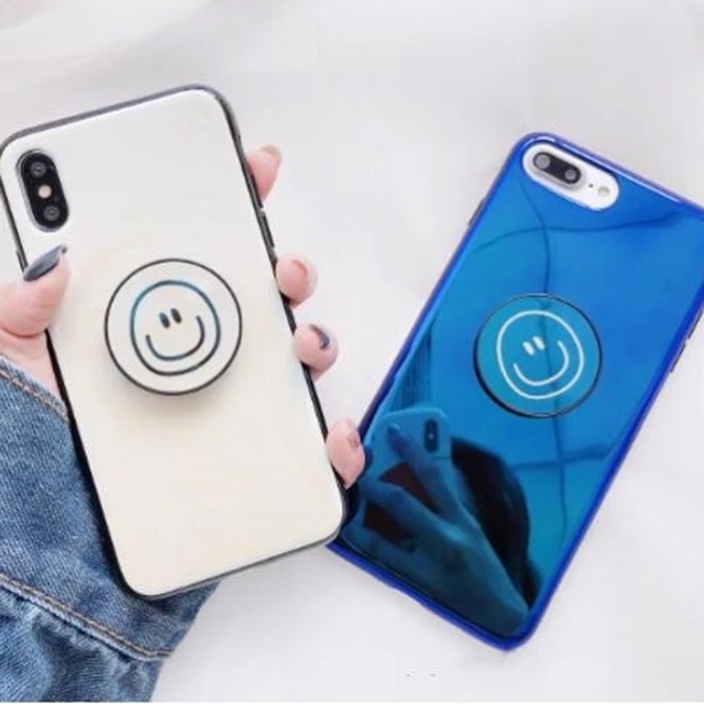 Popsocket Smile Case iphone 6 / 6 / 7 / 7+ / 8 / 8+ / X / Xs / Xs Max / XR
