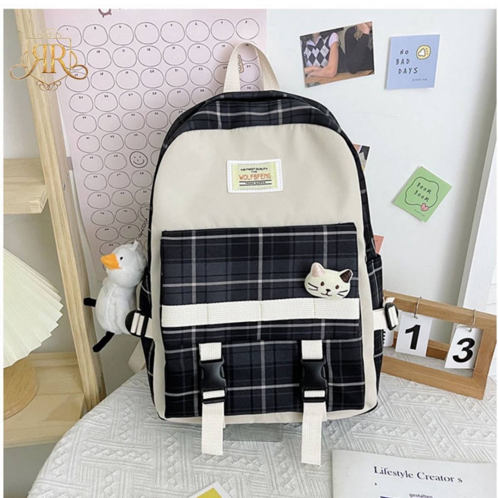 Tas ransel wanita Backpack wanita Backpack pria Tas sekolah Tas anak 2022 backpack nylon