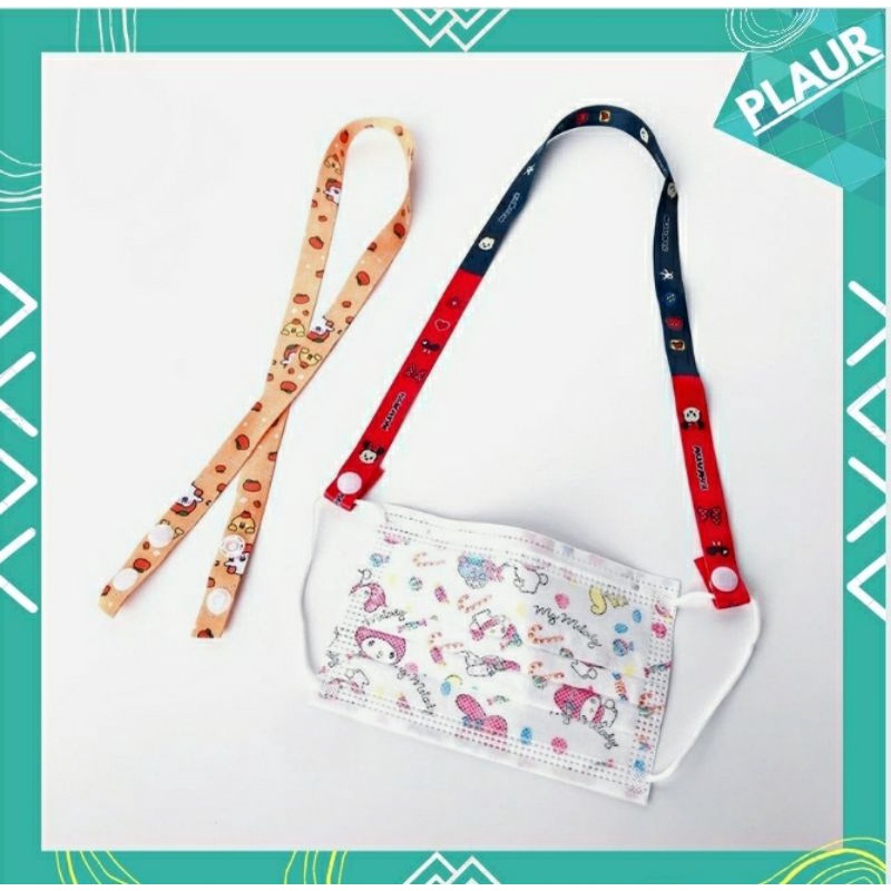 Strap masker anak motif bts bt21 / kalung masker anak / tali masker anak motif lucu
