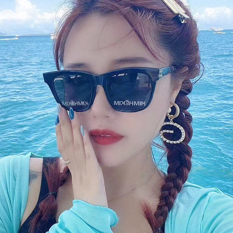 2020 new KIMHEKIM letters retro fashion sunglasses