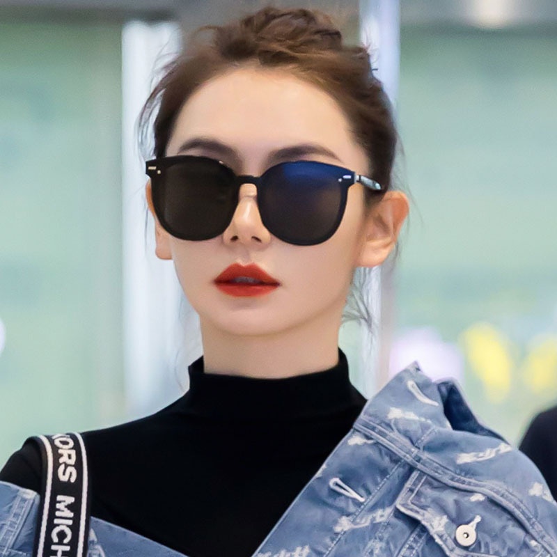 Korean Fashion BLACK PETER Vintage Mata Kucing Wanita Kacamata Hitam Sunglasses AM2