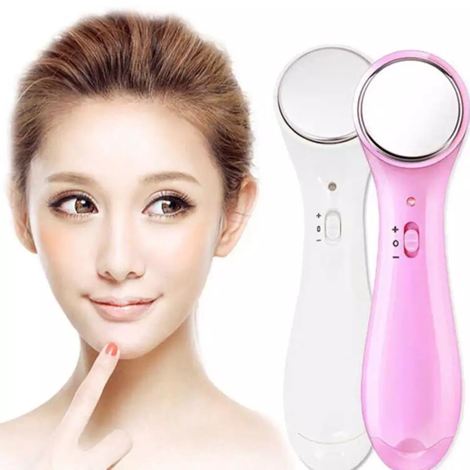 Setrika Wajah Ion Face Massager Elektrik Microionic Pengencang Kulit Pemijat Wajah Facial Treatment