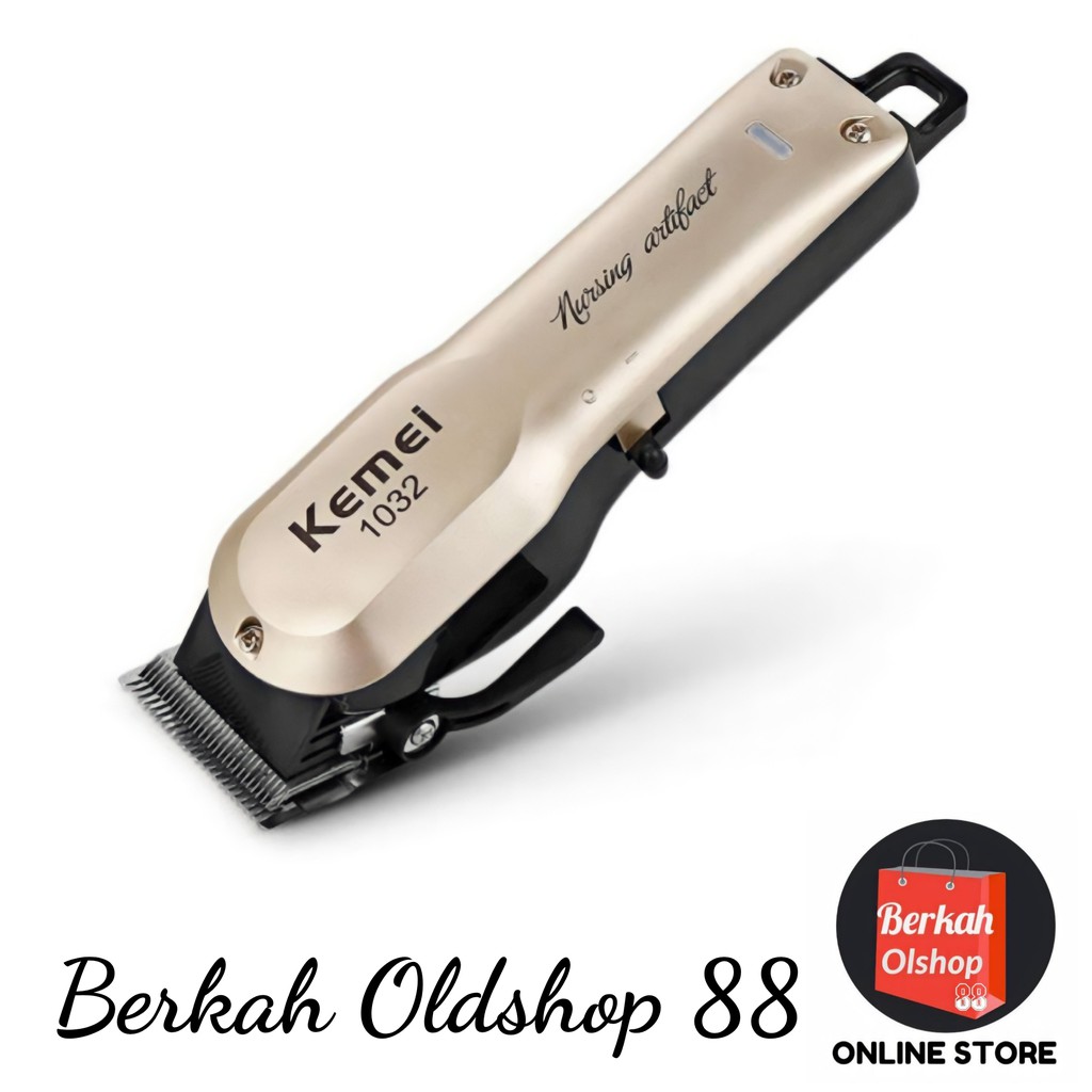 Berkah Oldshop 88 - Alat Cukur Rambut Kemei KM 1032 Clipper Kemei KM1032 Professional