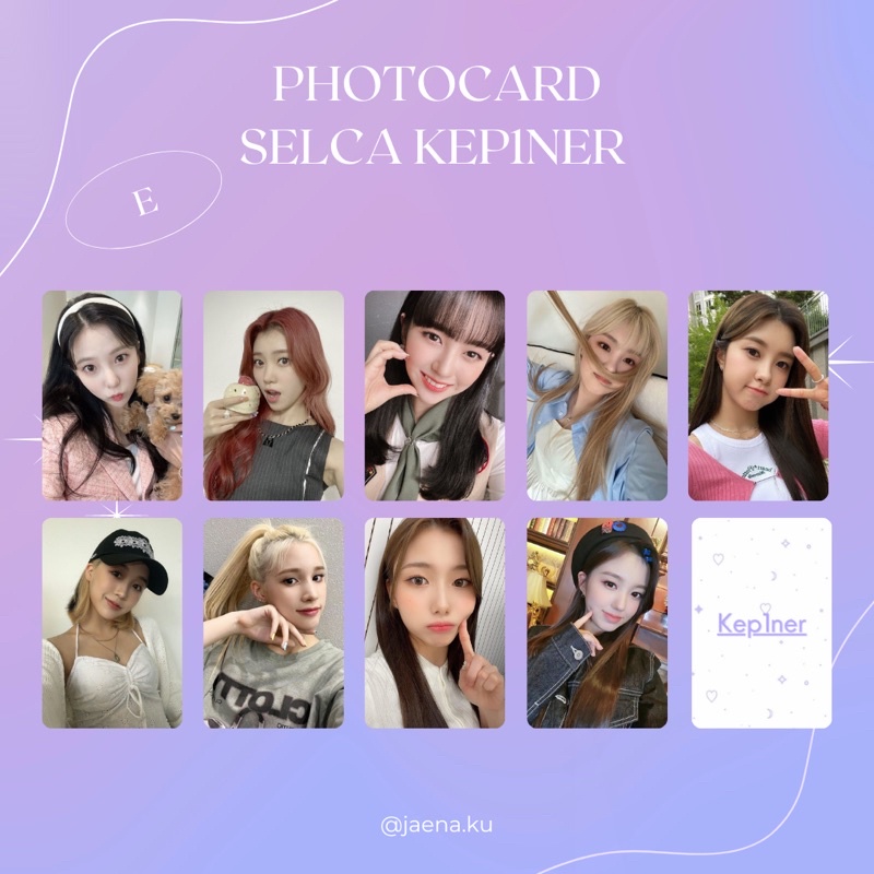 [KEP1ER] PHOTOCARD KEP1ER SELCA #1 ‼️ BACA DESKRIPSI ‼️