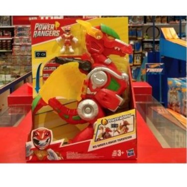 sale mainan: power Rangers Figure Red Rangers & Dragon Thunderzord