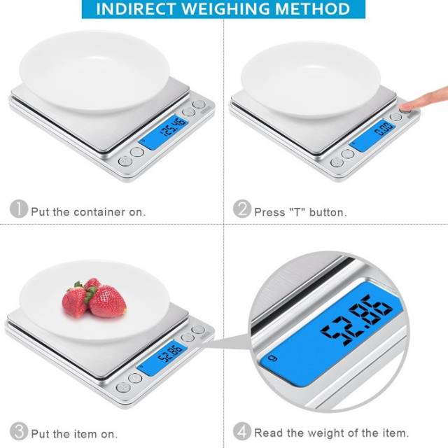 Timbangan 3KG / 0.1GR Kopi Dapur Kue V60 Drip Coffee Scale Digital