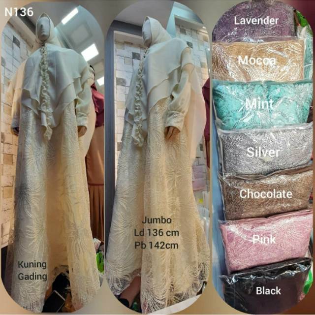 Gamis syari original by celfa/gamis syari set khimar/gamis pesta