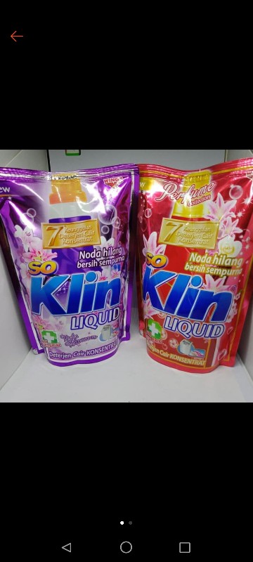 So Klin Liquid 1600l Dan 750ml