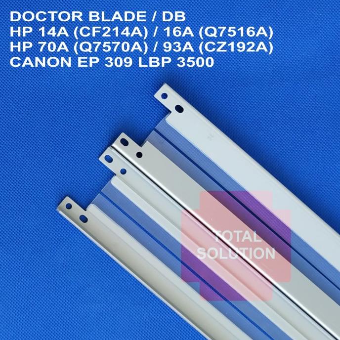

DOCTOR BLADE DB HP 14A CF214A 16A Q7516A 70A Q7570A 93A CZ192A 309