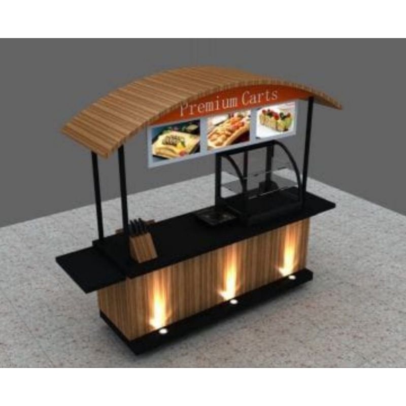 Booth minimalis jati belanda , stand booth