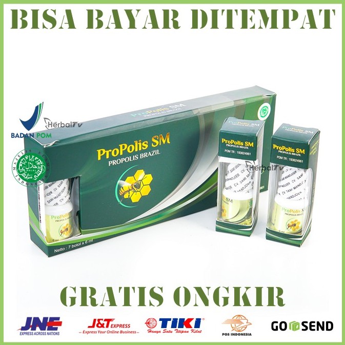 Obat Polip Hidung Propolis Sm Brazil 100% Asli