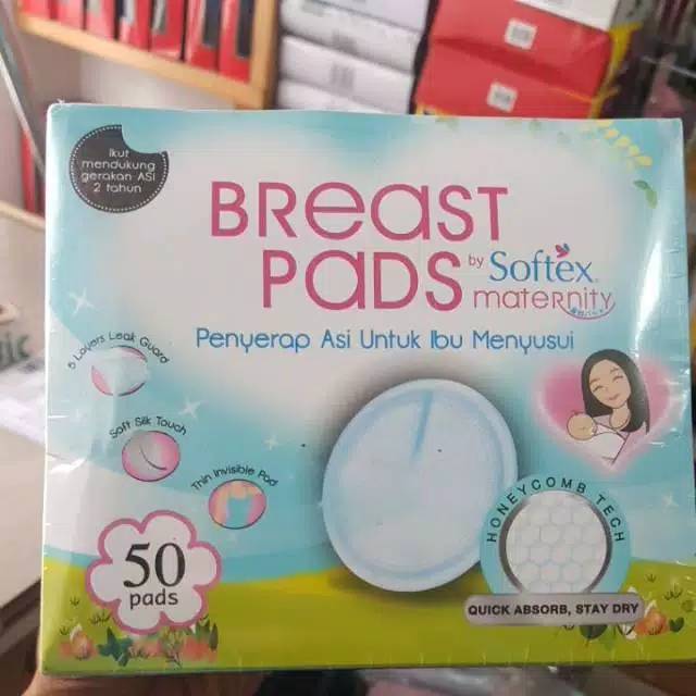 BREAST PADS | Mama Pad | Softex Maternity Honeycomb isi 50 s | PENYERAP ASI UNTUK IBU MENYUSUI (BREAST PAD)