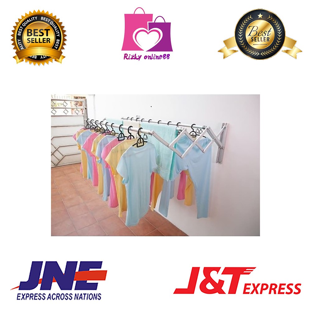 Rizkyonline88 jemuran dinding lipat baju TD