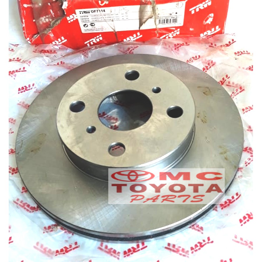 Disc Disk Brake / Piringan Cakram Rem Depan Corolla Great AE DF-7114