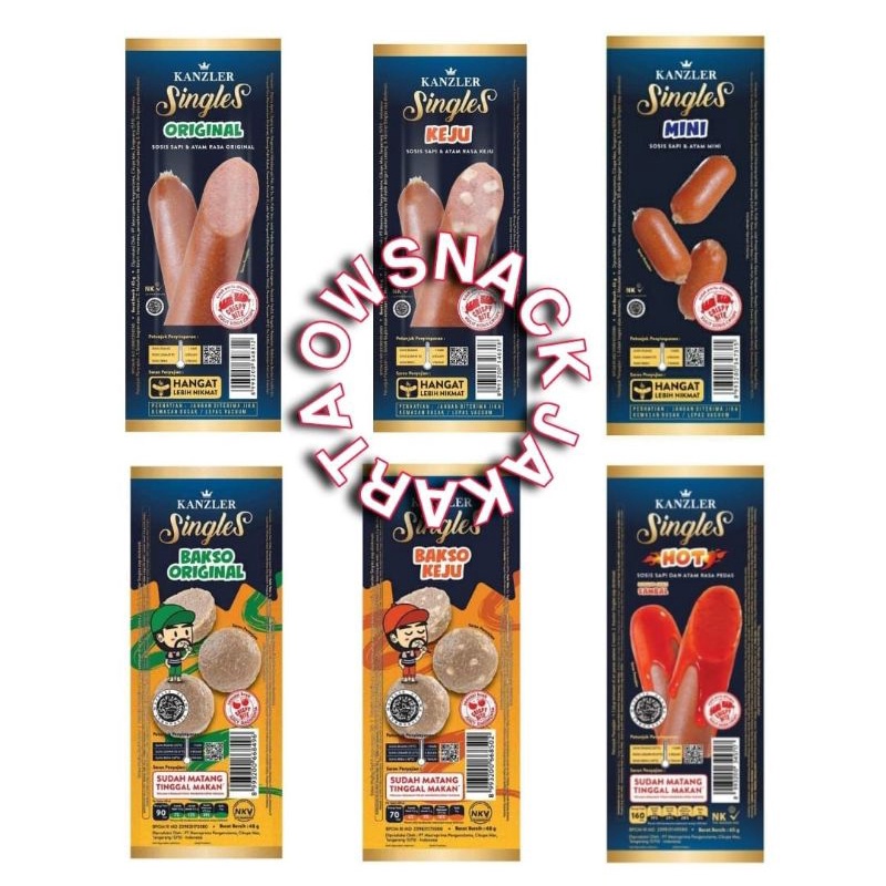 SINGLES KANZLER ORIGINAL KEJU HOT MINI BAKSO 65gr