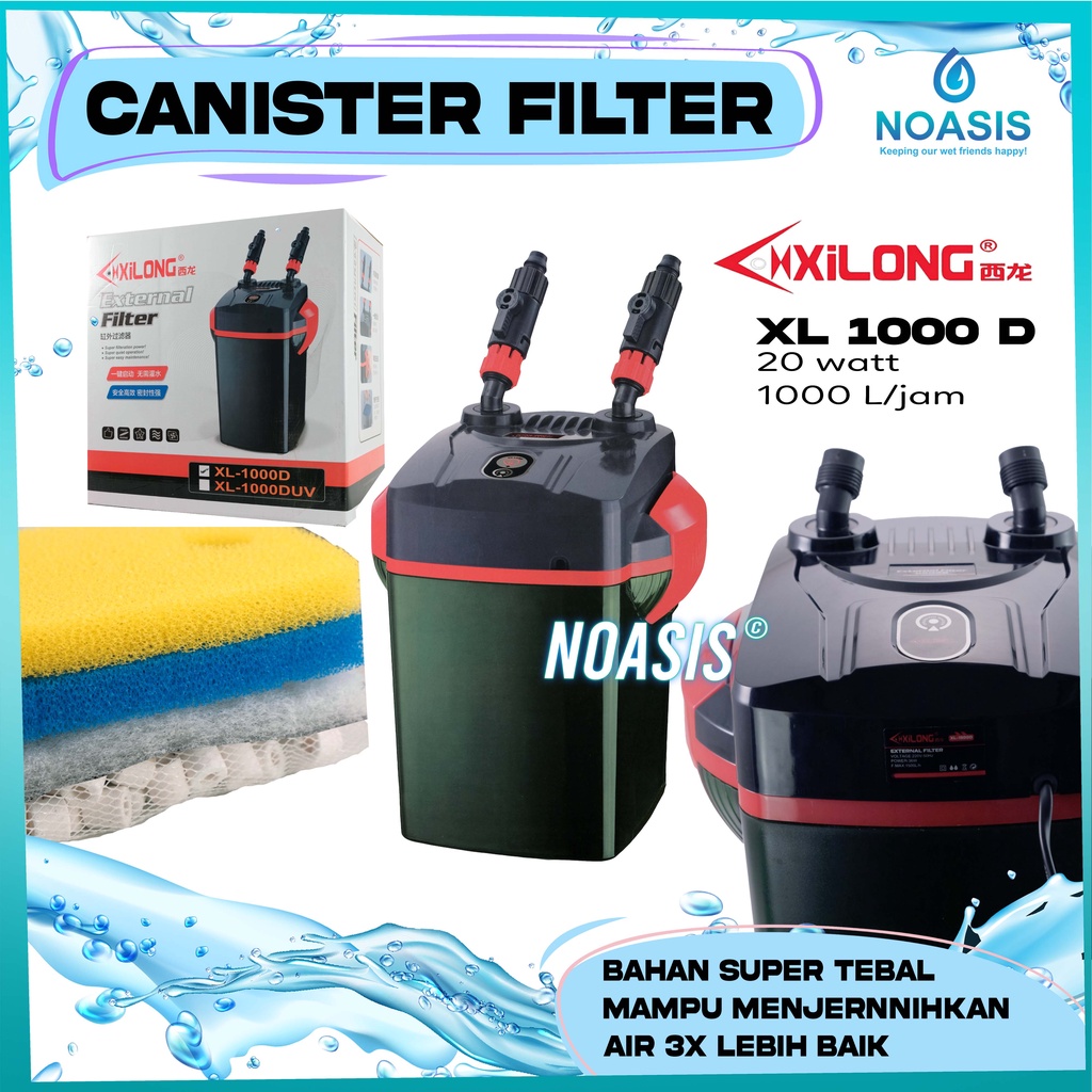 CANISTER XILONG XL 1000 D EXTERNAL FILTER AQUARIUM AQUASCAPE AKUARIUM