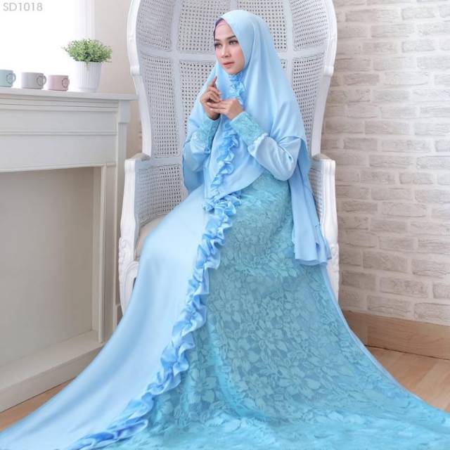 GAMIS SYARI AURORA FIT TO XL GAMIS WANITA MUSLIM MUSLIMAH DRESS MUSLIM ORI REALPICT ORIGINAL