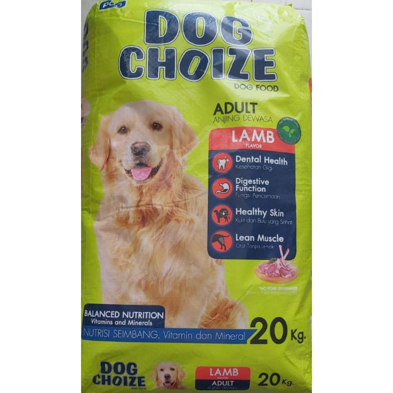 Dog Choize Lamb 20Kg