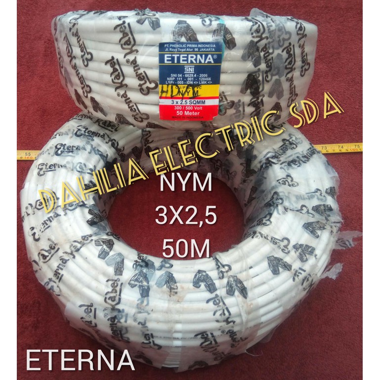 KABEL NYM 3 X2.5 ETERNA 50M
